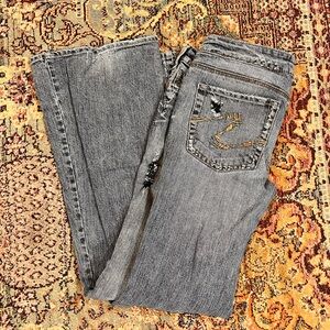 FINAL PRICE DROP Ladies Silver Jeans Boocut
